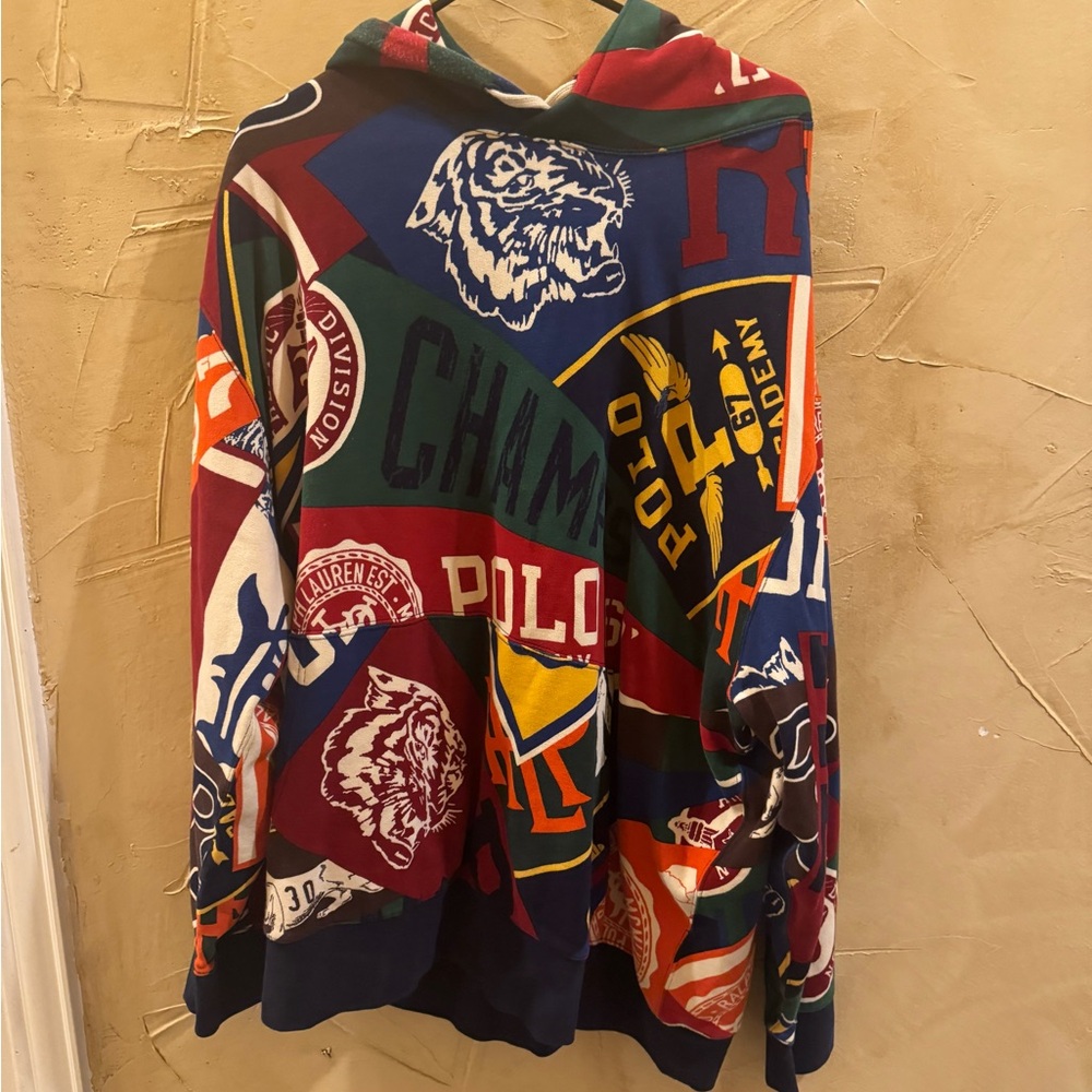 Ralph Lauren Multicolor Polo Hoodie 2XB